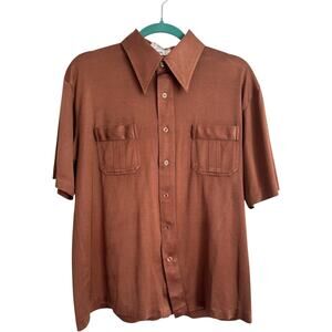 Vintage 70s Puritan The Sporting Life pocket polo‑style shirt